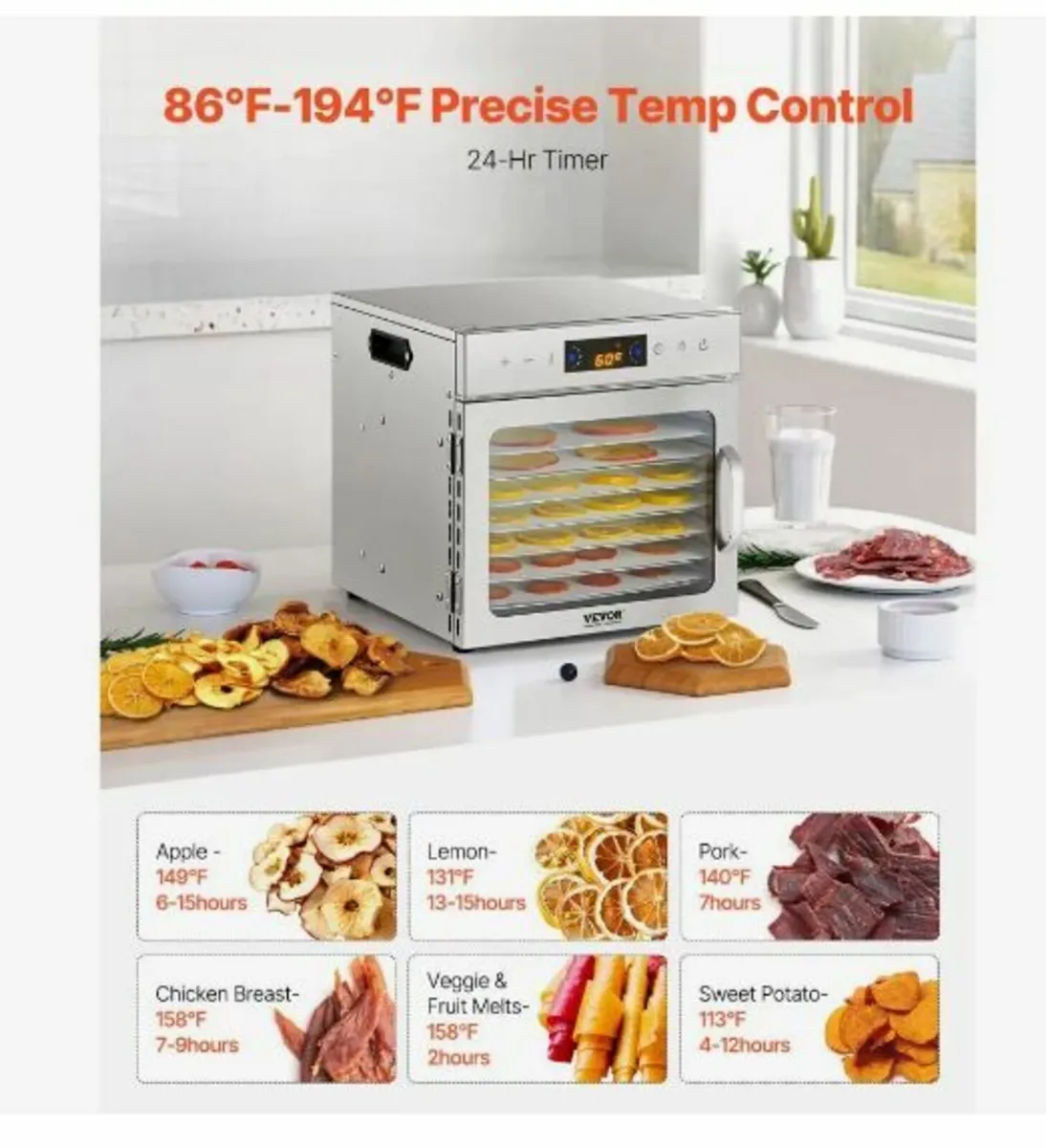 10 Trays Food Dehydrator Machine - Image 3