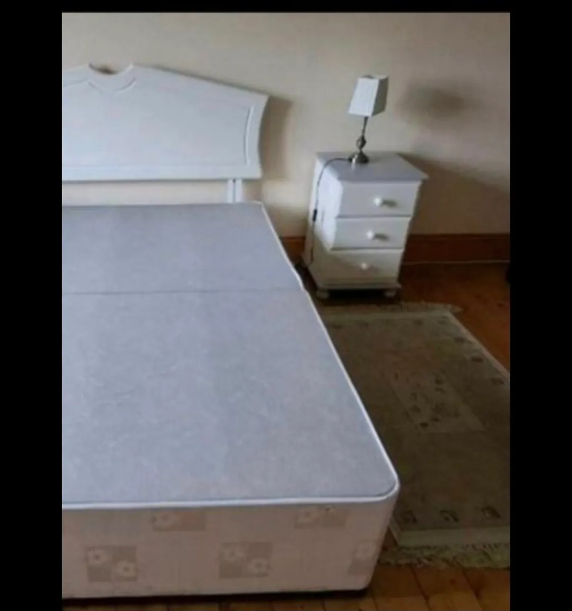 Double Devan bed with good mattress(not headboard) - Image 4
