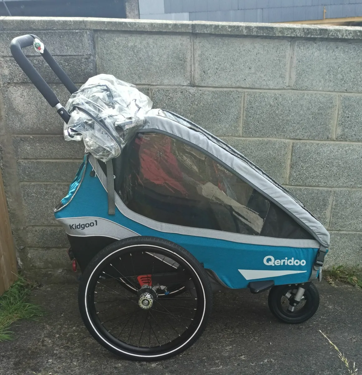 Qeridoo Kidgoo 1 Children's Bicycle Trailer for 1 - Image 3
