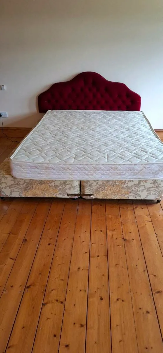 Double Devan bed with mattress - Image 4
