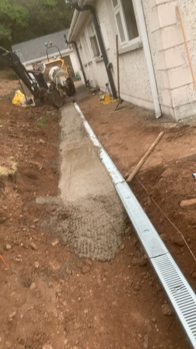 Mini digger and driver for hire - Image 2