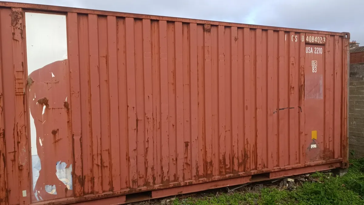 20 ft steel container - Image 1