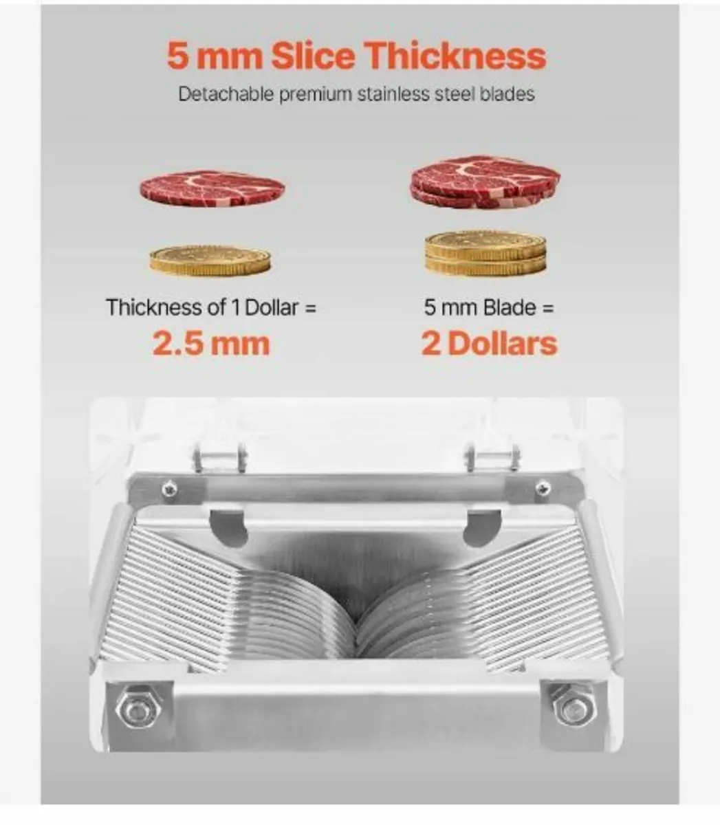 Electric Meat Cutter Machine 850W - Image 2