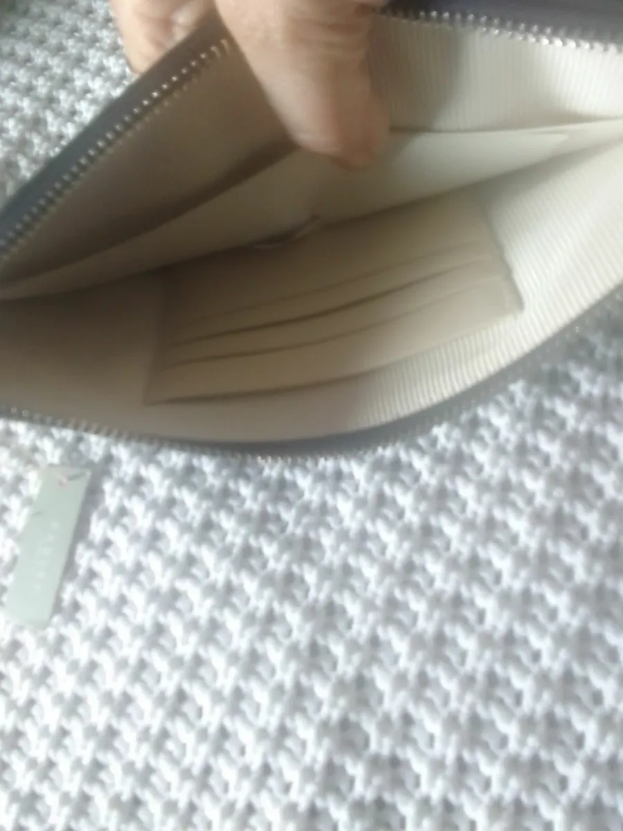 RADLEY NAVY LARGE  LEATHER POCH WALLET NEW - Image 3