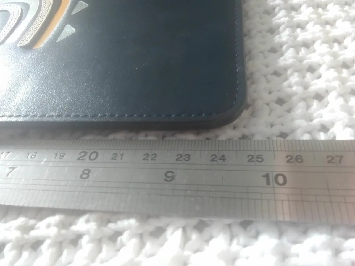 RADLEY NAVY LARGE  LEATHER POCH WALLET NEW - Image 4