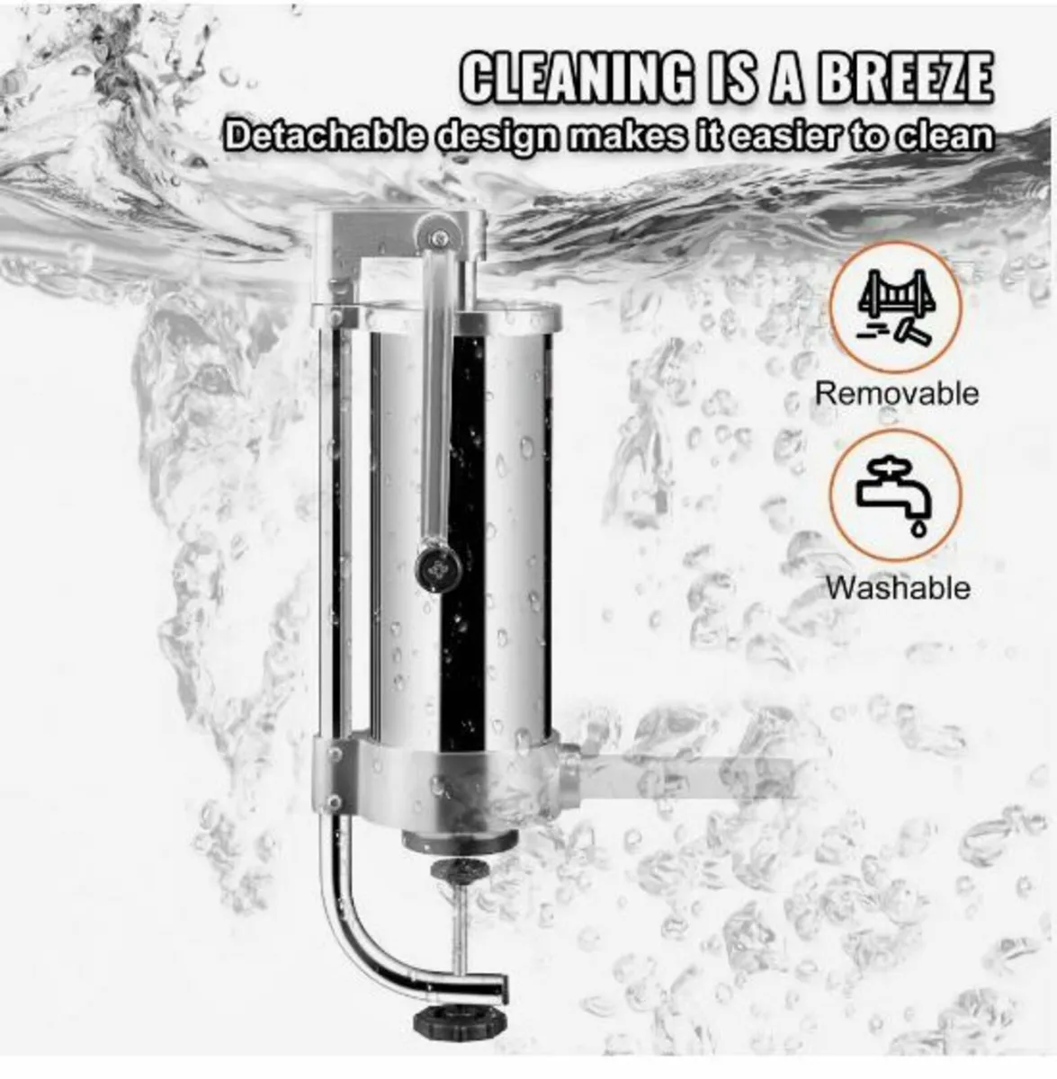 Sausage Stuffer, 5LBS/3L Capacity - Image 2