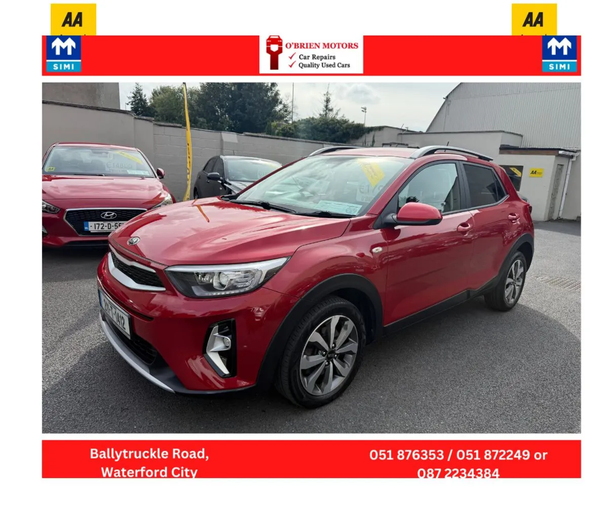 2021 Kia Stonic, 1 Ltr, Red, 5 Door,Petrol, - Image 3