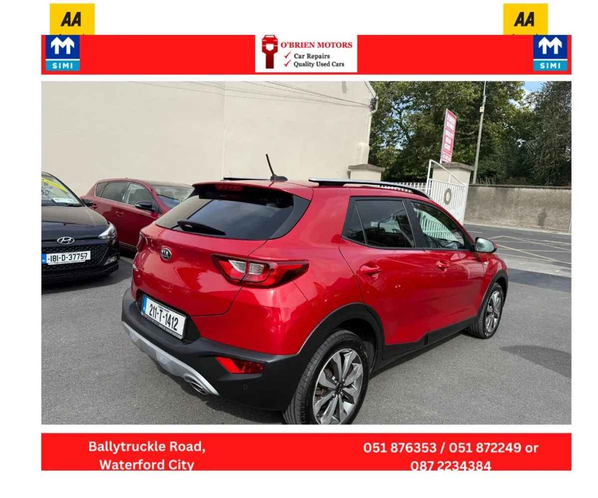2021 Kia Stonic, 1 Ltr, Red, 5 Door,Petrol, - Image 4