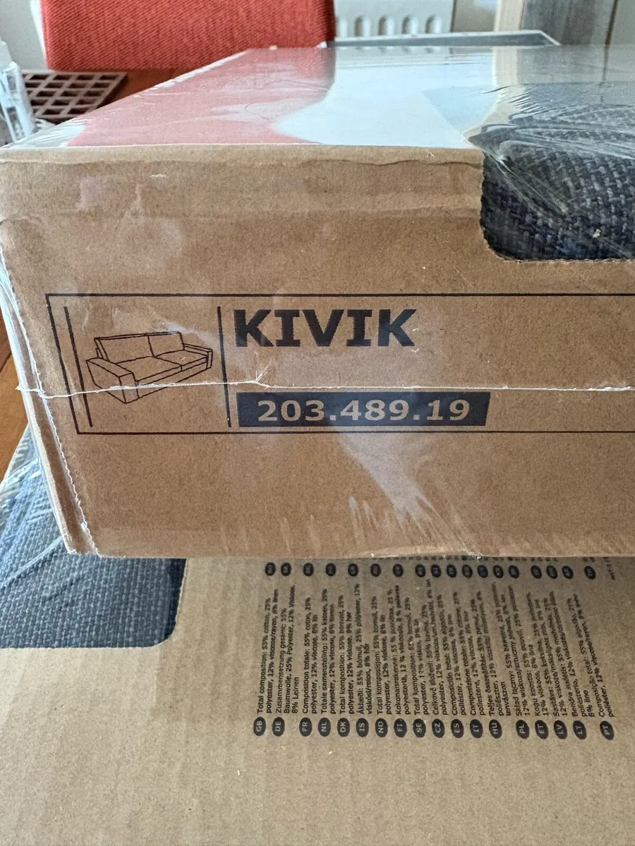 Ikea Kivik corner sofa cover including ottoman - Image 2