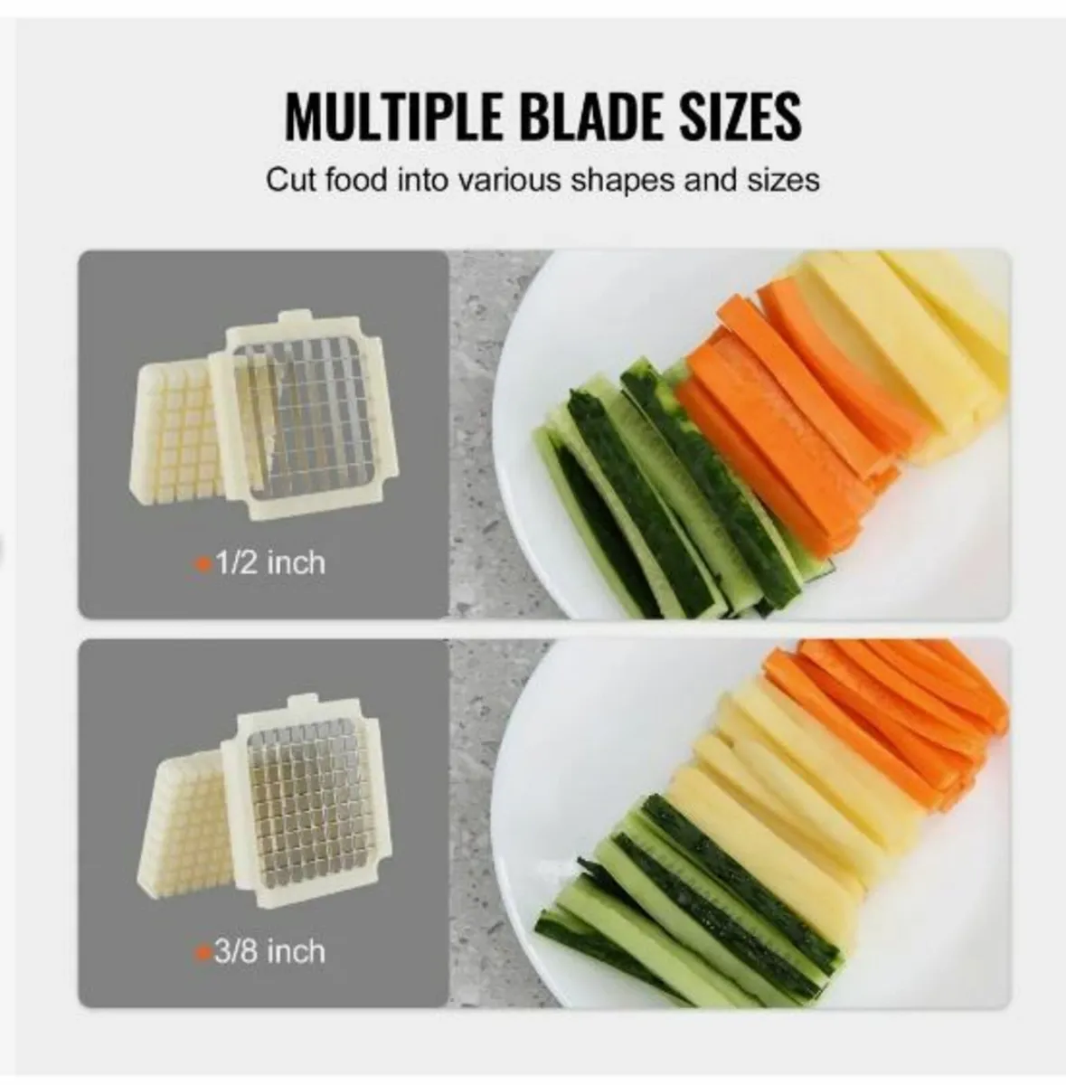 Electric French Fry Cutter Stainless Steel - Image 3