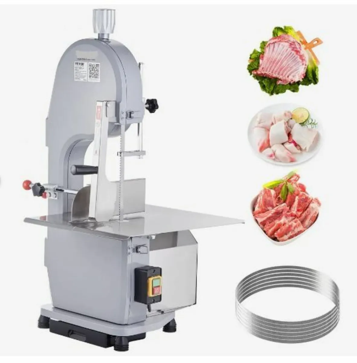 1500W Commercial Electric Meat Bandsaw - Image 1