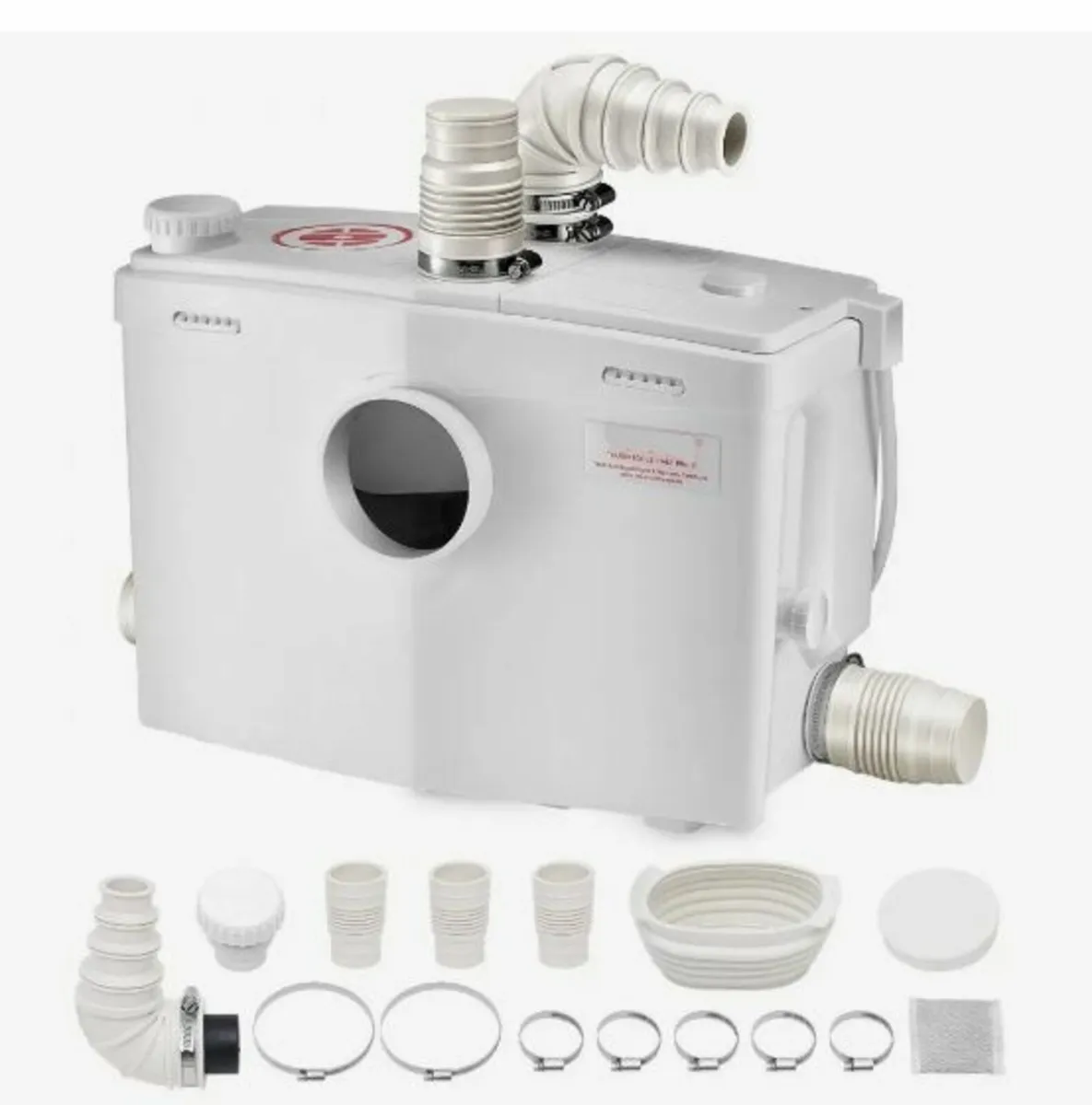 Macerator Pump 1200W 48 GPM Flow 33 ft - Image 3