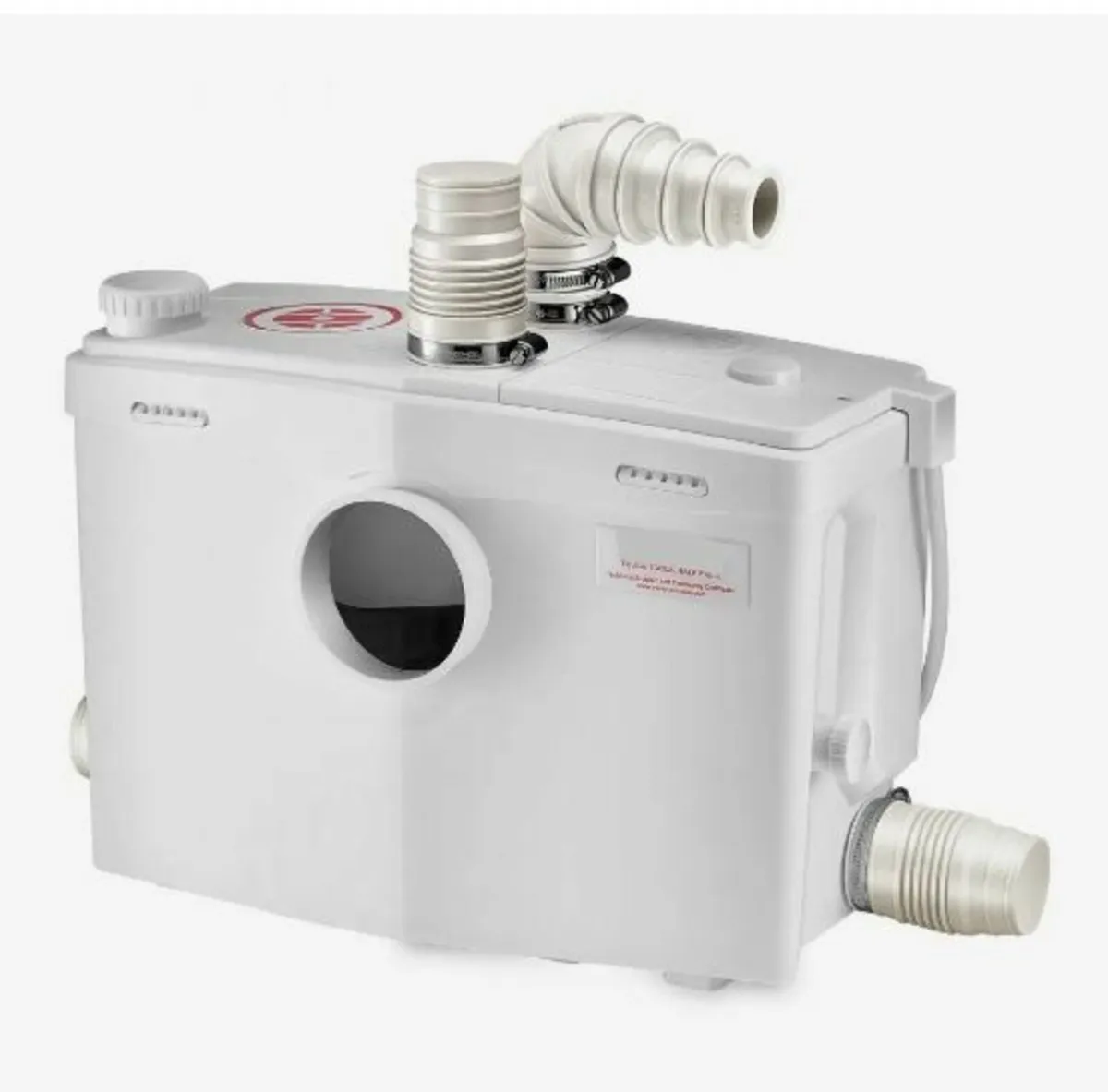 Macerator Pump 1200W 48 GPM Flow 33 ft - Image 4