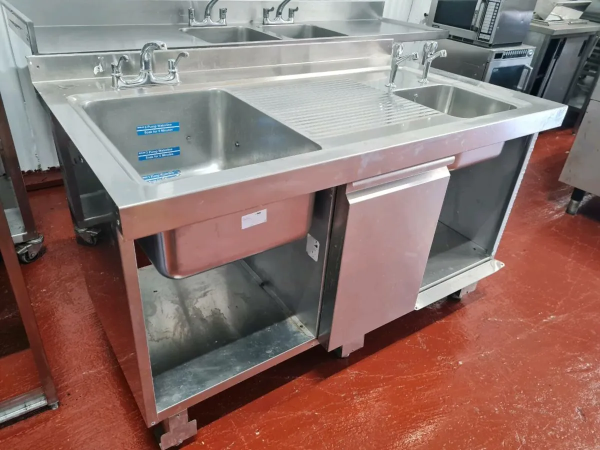 Stainless Steel Double Sink - Image 1