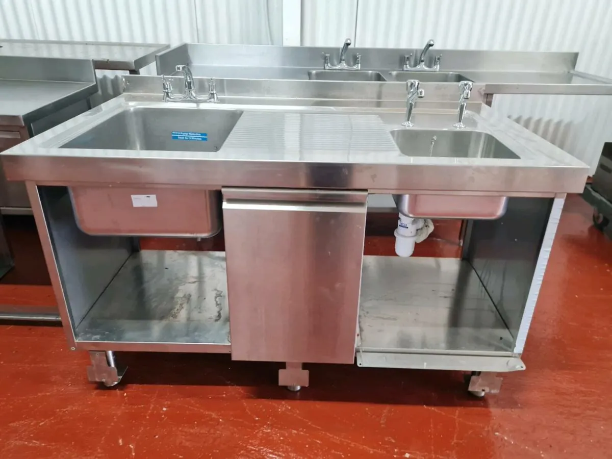 Stainless Steel Double Sink - Image 2