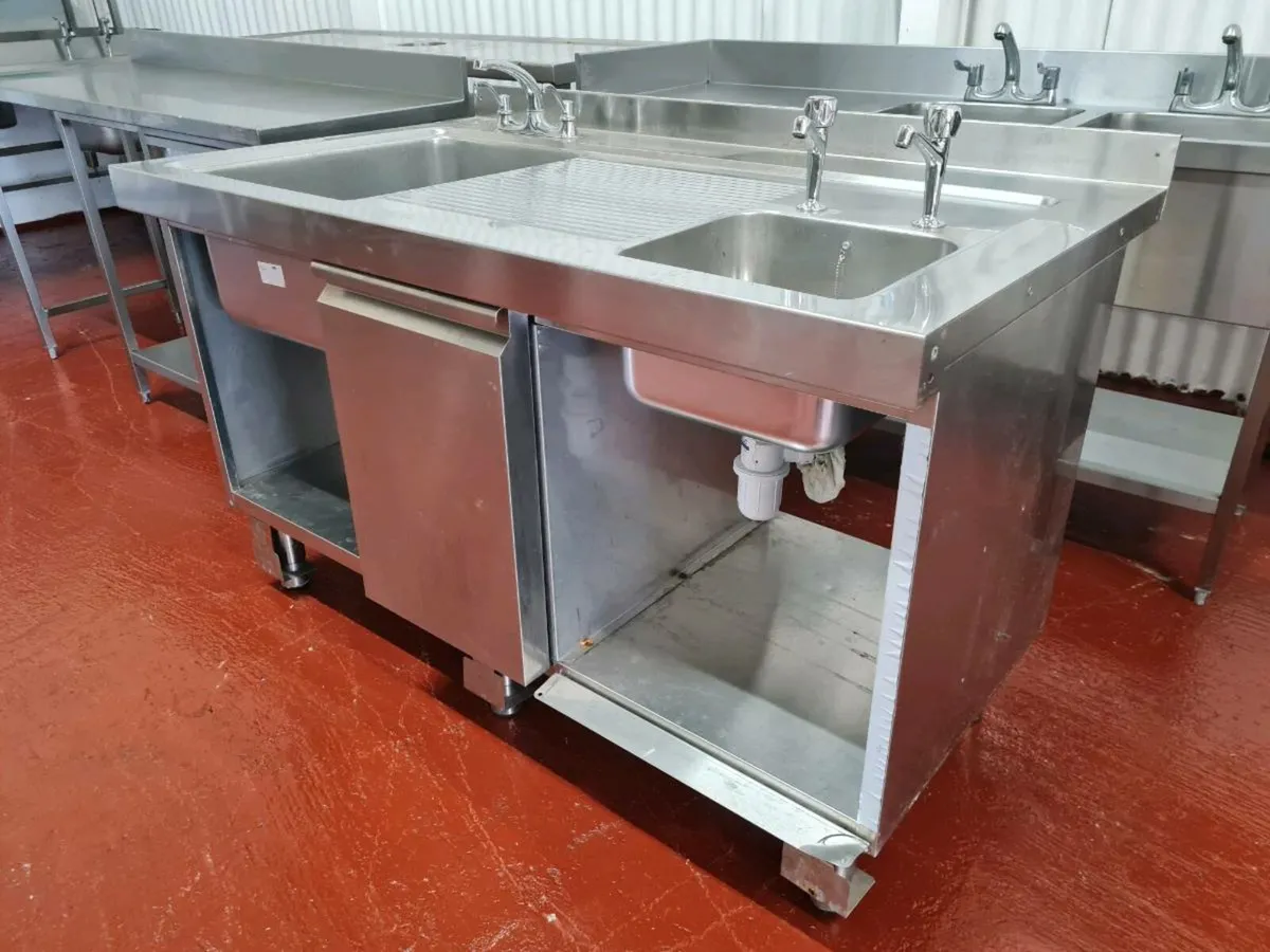 Stainless Steel Double Sink - Image 3