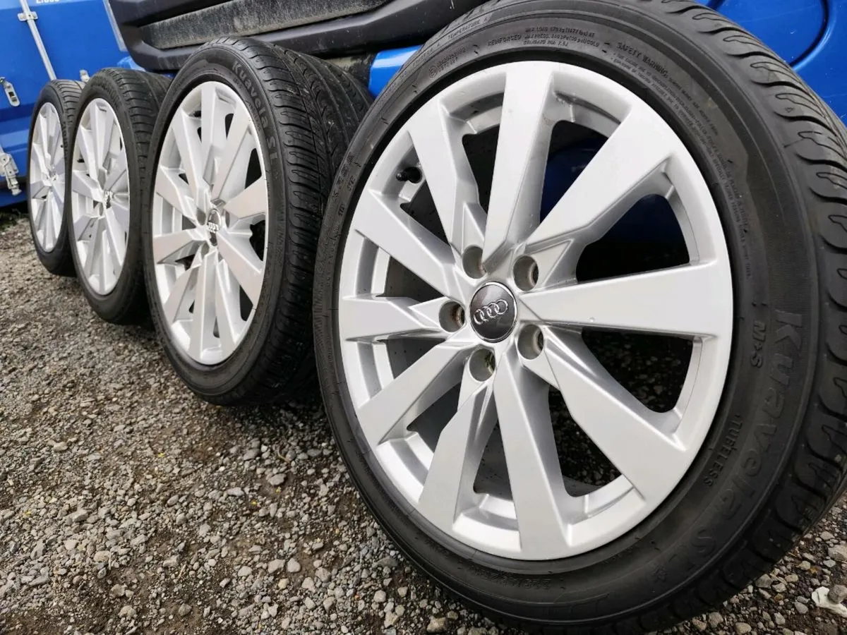 17" Audi alloy wheels. - Image 1