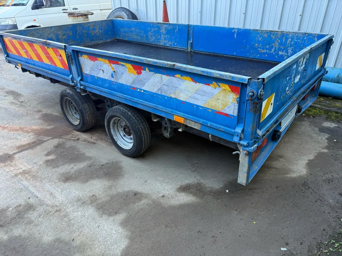 Ifor Williams 12ft 6’6 drop sides trailer - Image 2