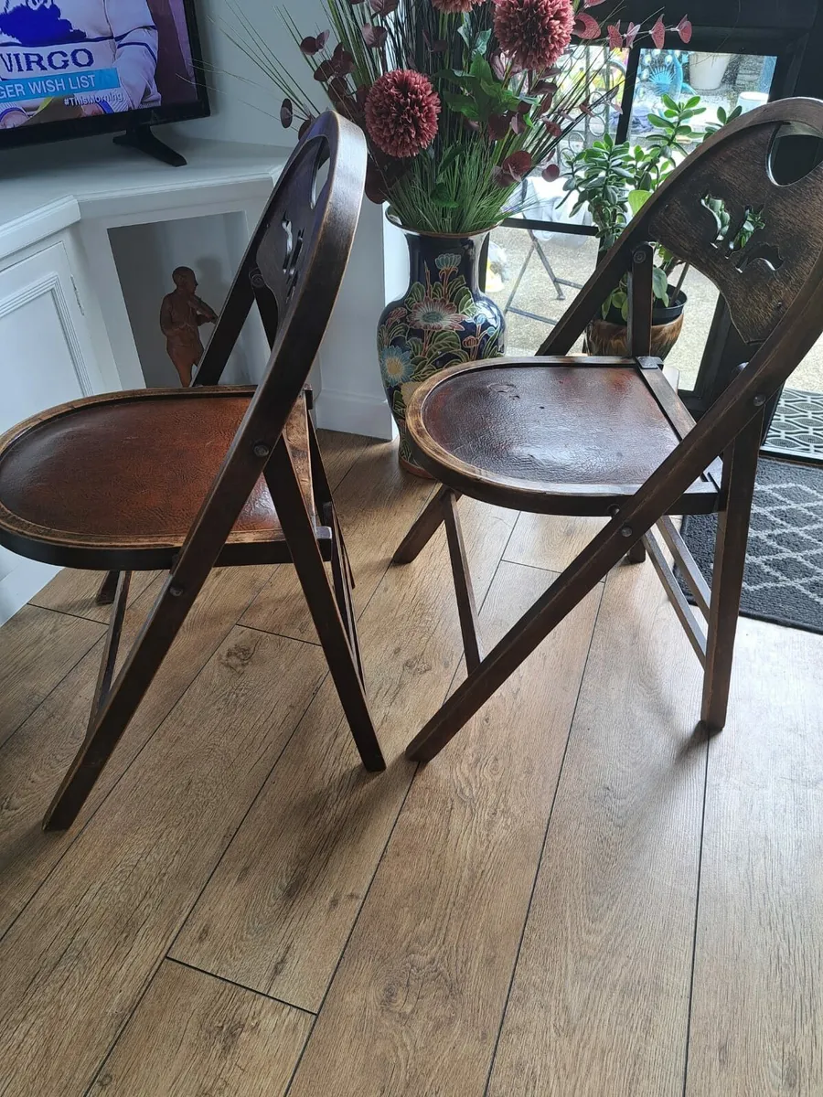 ANTIQUE FOLDING CHAIRS - Image 3