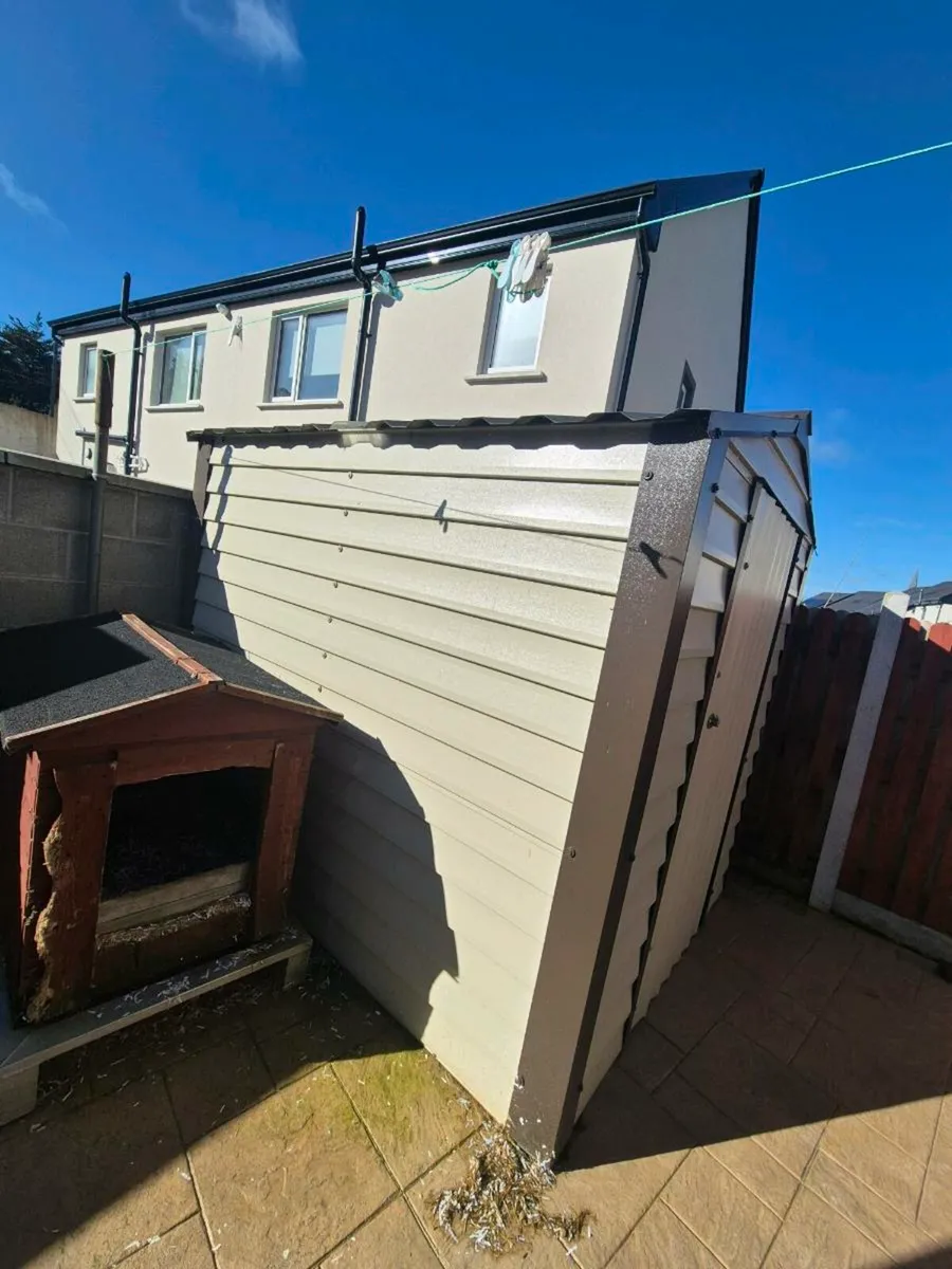 Galvanised garden shed 6.5ft×8ft - Image 2