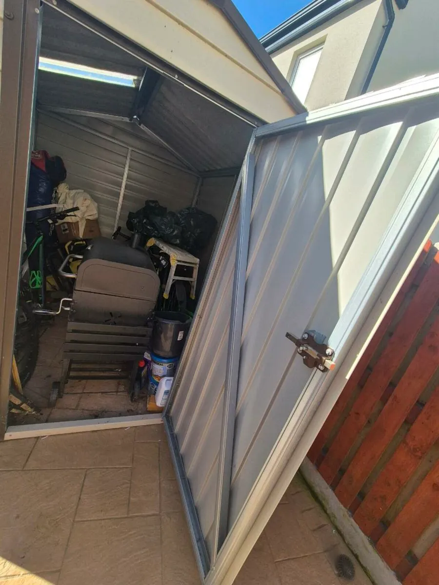 Galvanised garden shed 6.5ft×8ft - Image 3