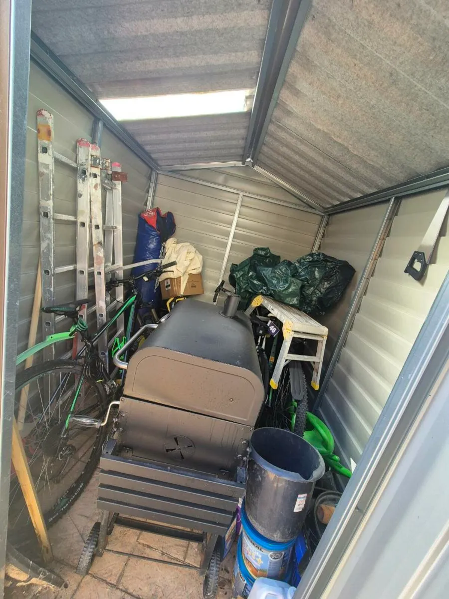 Galvanised garden shed 6.5ft×8ft - Image 4