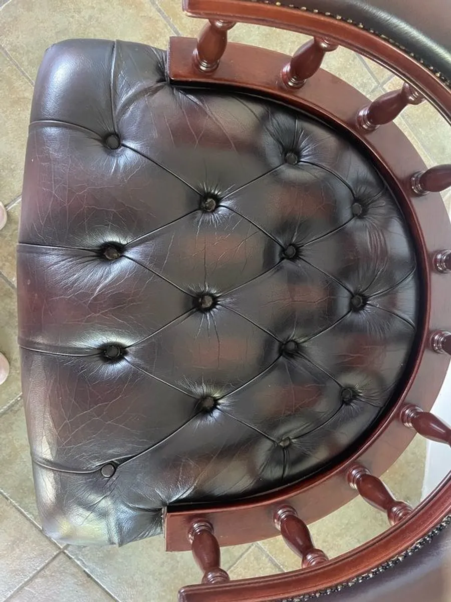Leather Captain's Chair - Image 4