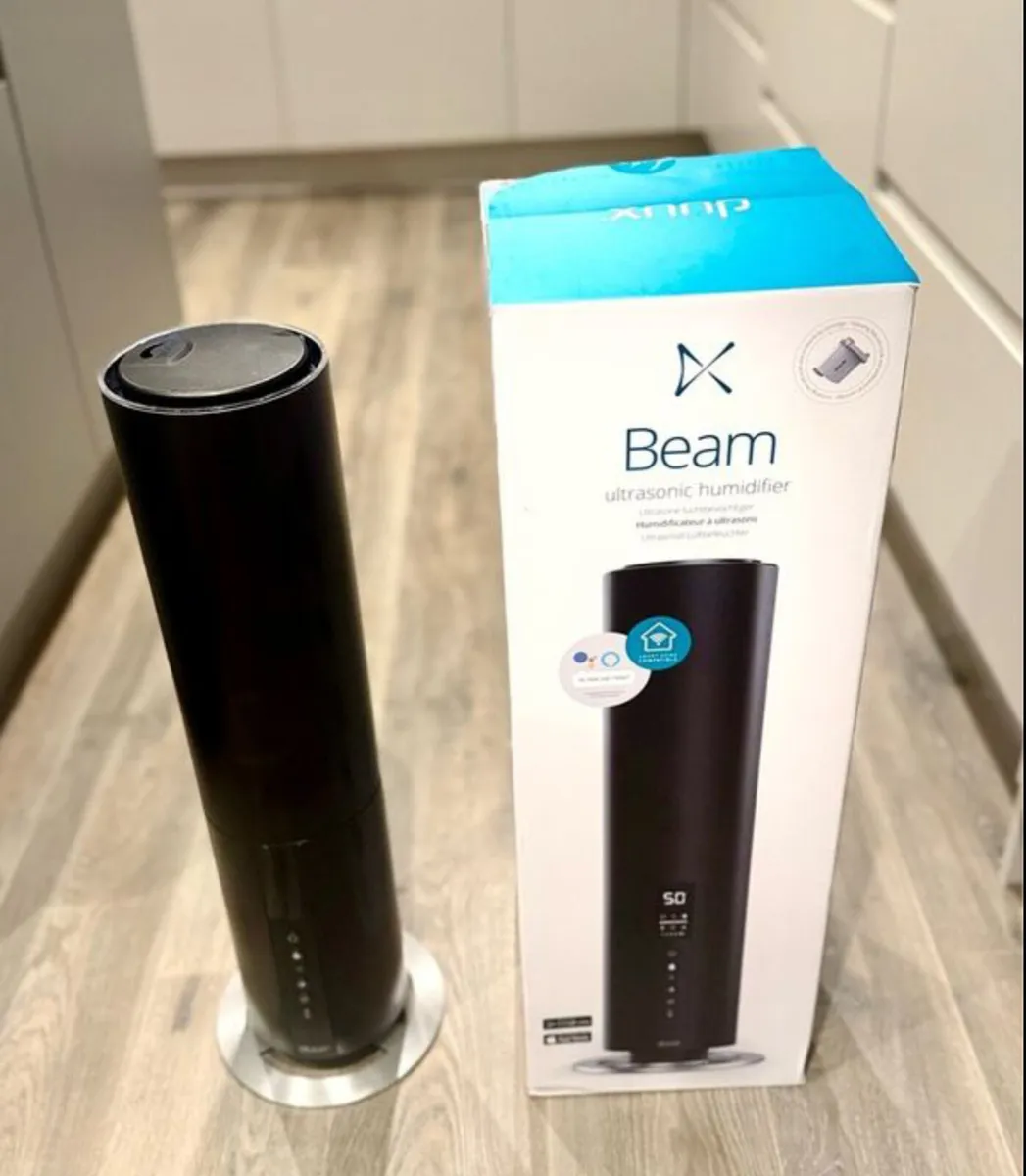 Duux Beam Smart Ultrasonic Air Humidifier in Black - Image 2
