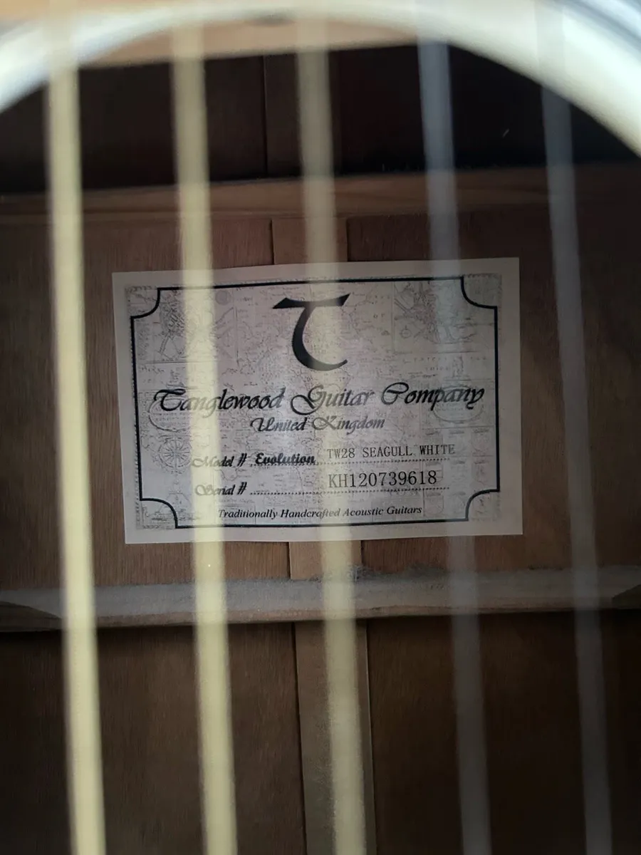 Tanglewood acoustic guitar - Image 2