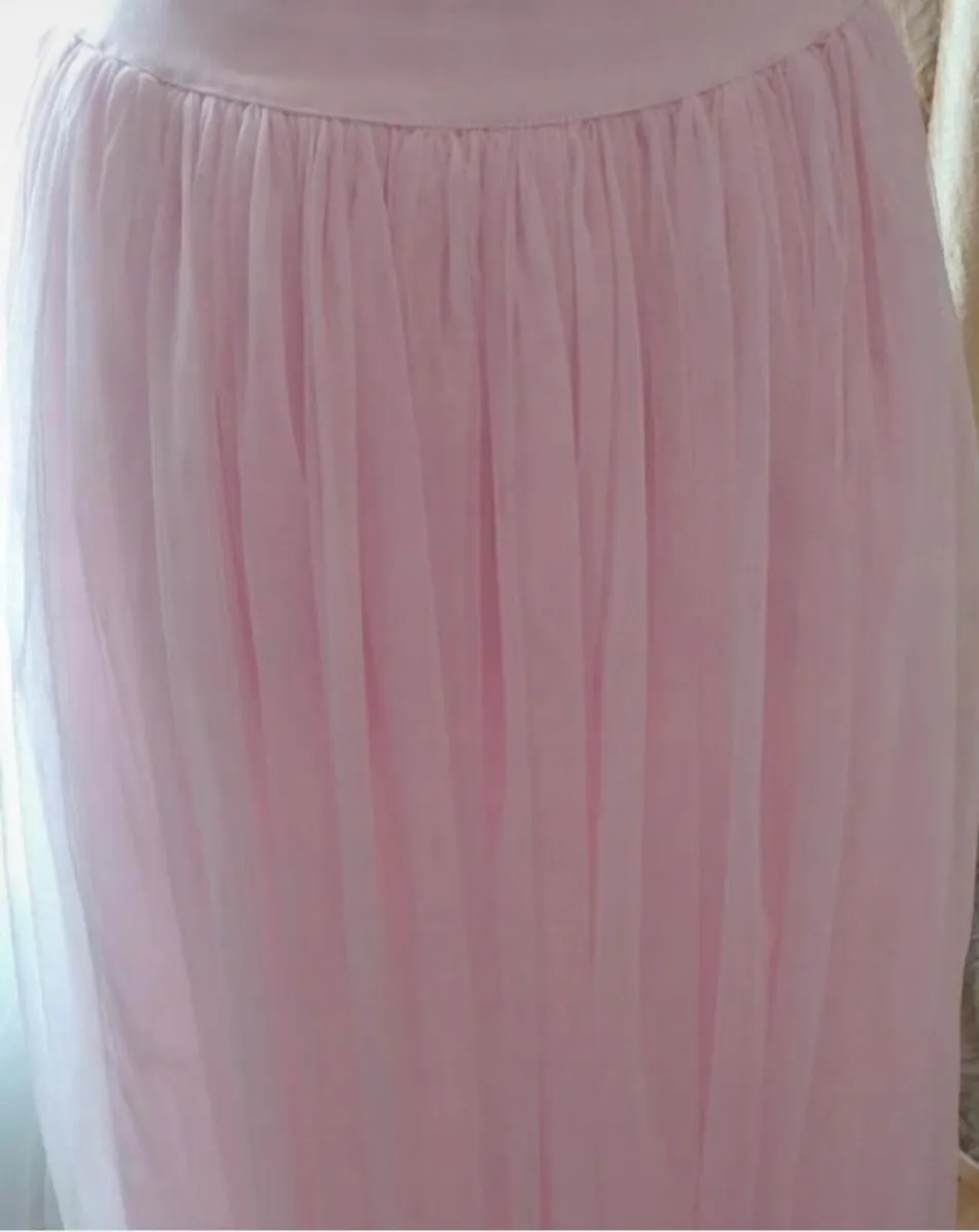 Coast tulle blush pink skirt - Image 2