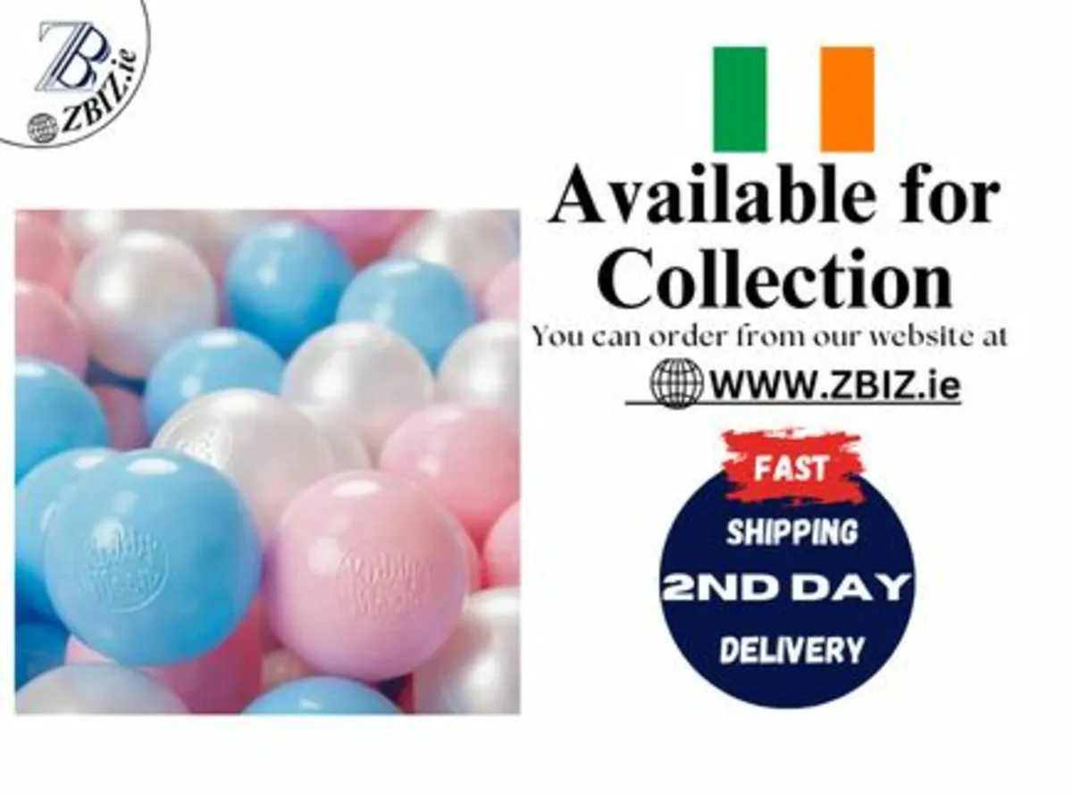 100pcs Crush-Proof Plastic Balls for Ball Pits - Image 1