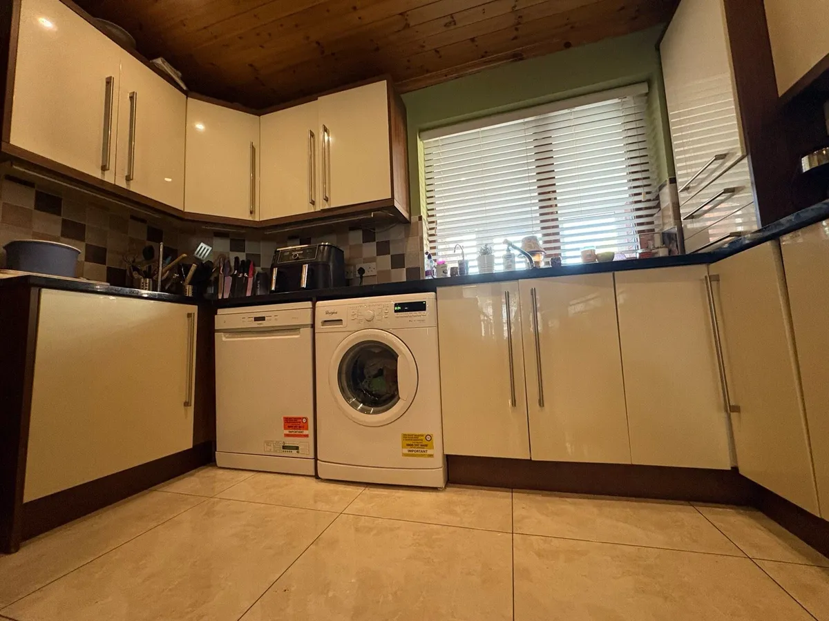 Cream and walnut Kitchen with granite countertops - Image 2
