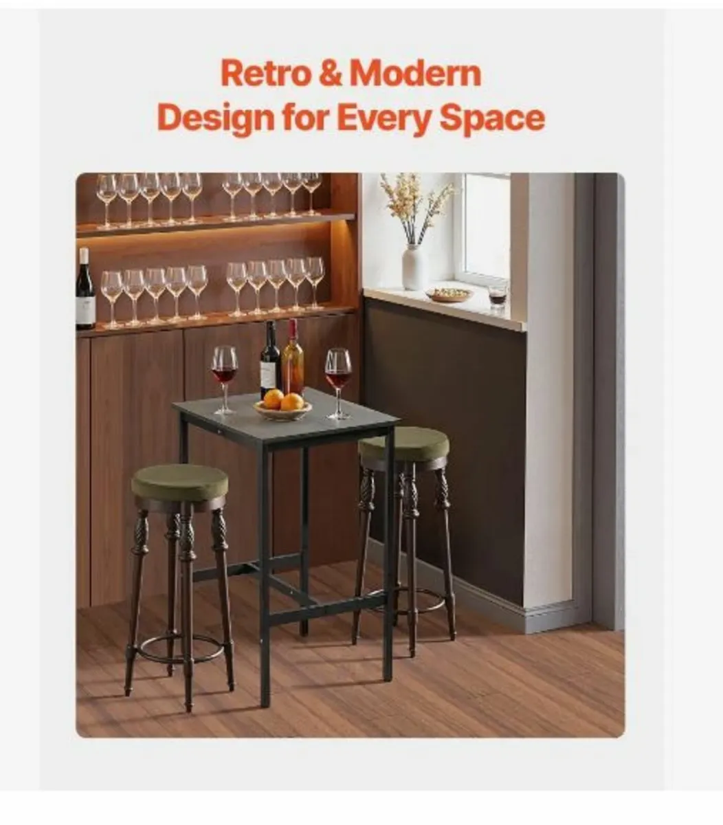 24 in Bar Table Height Pub Table - Image 4