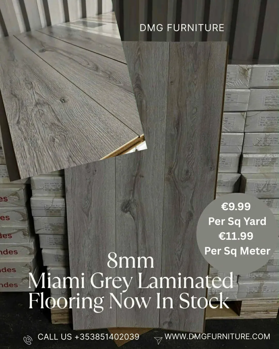New 8mm Laminated Click Flooring - Image 1