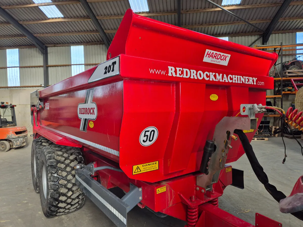 Redrock 20 ton dump trailer. 560s Hardox - Image 1