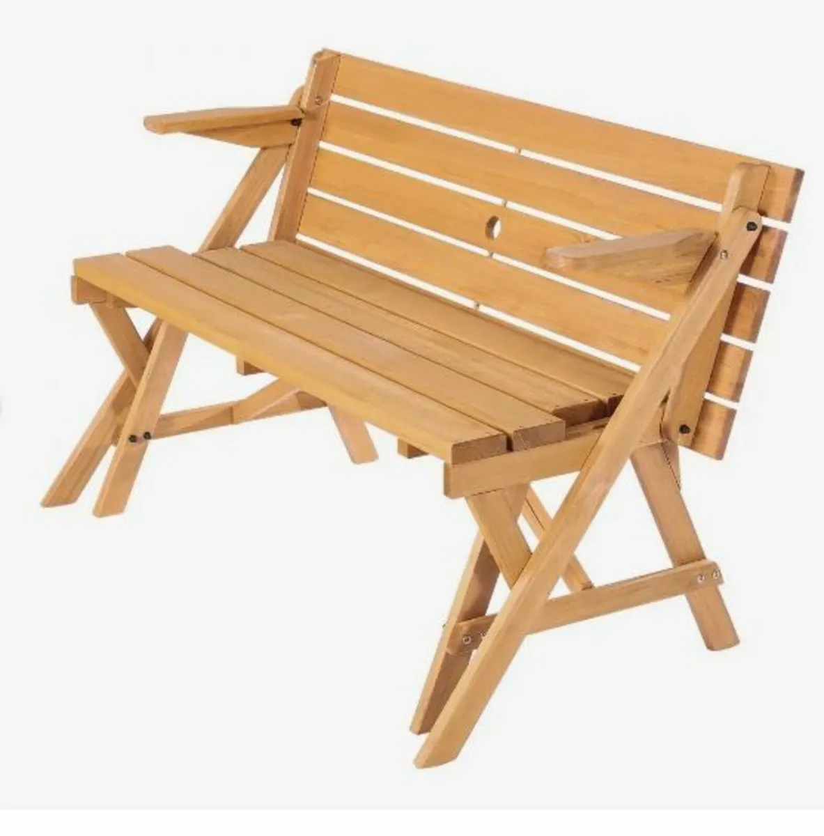 2-in-1 Transforming Interchangeable Picnic Table - Image 4