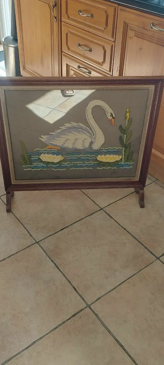 Vintage Fire Screen-punch needle