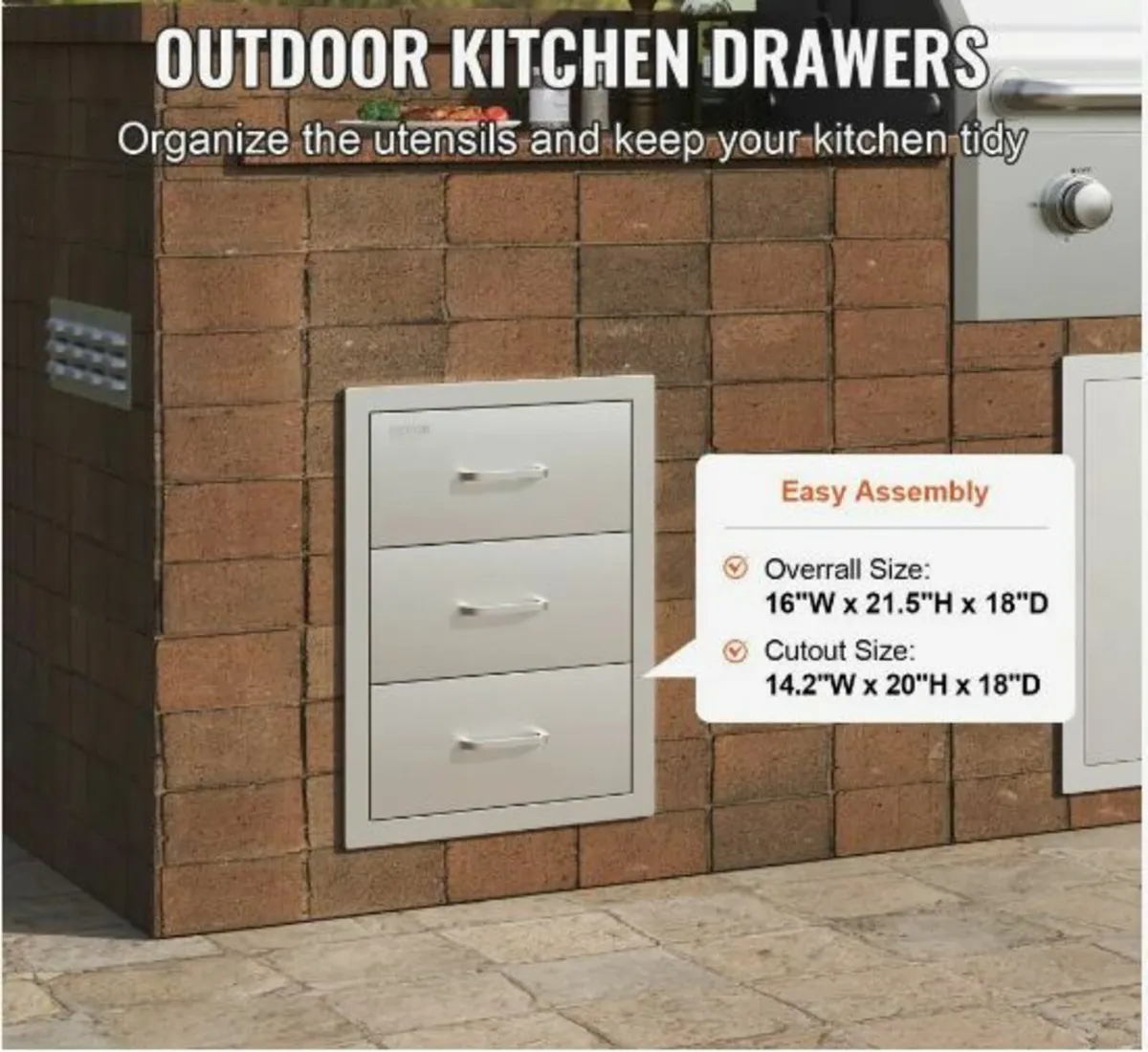 Outdoor Kitchen Drawers - Image 2