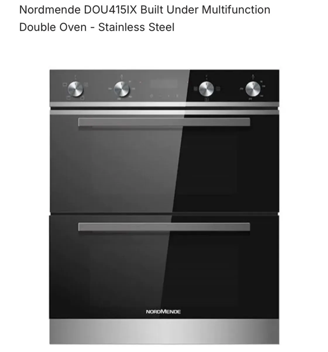 Normende electric double oven and hob - Image 3
