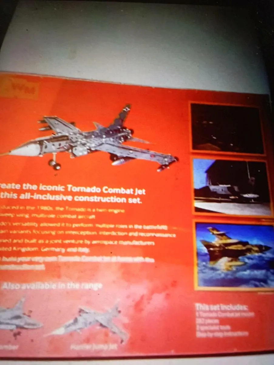 TORADO COMBAT JET METAL CORSTRUCTION MODLE - Image 2