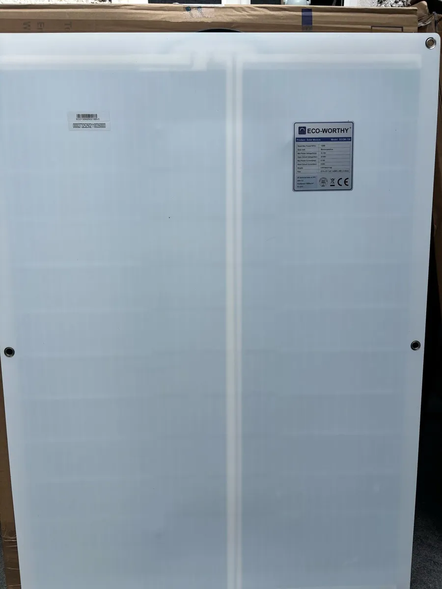 130W 12V Flexible Solar Panel Kit New for Camper - Image 4