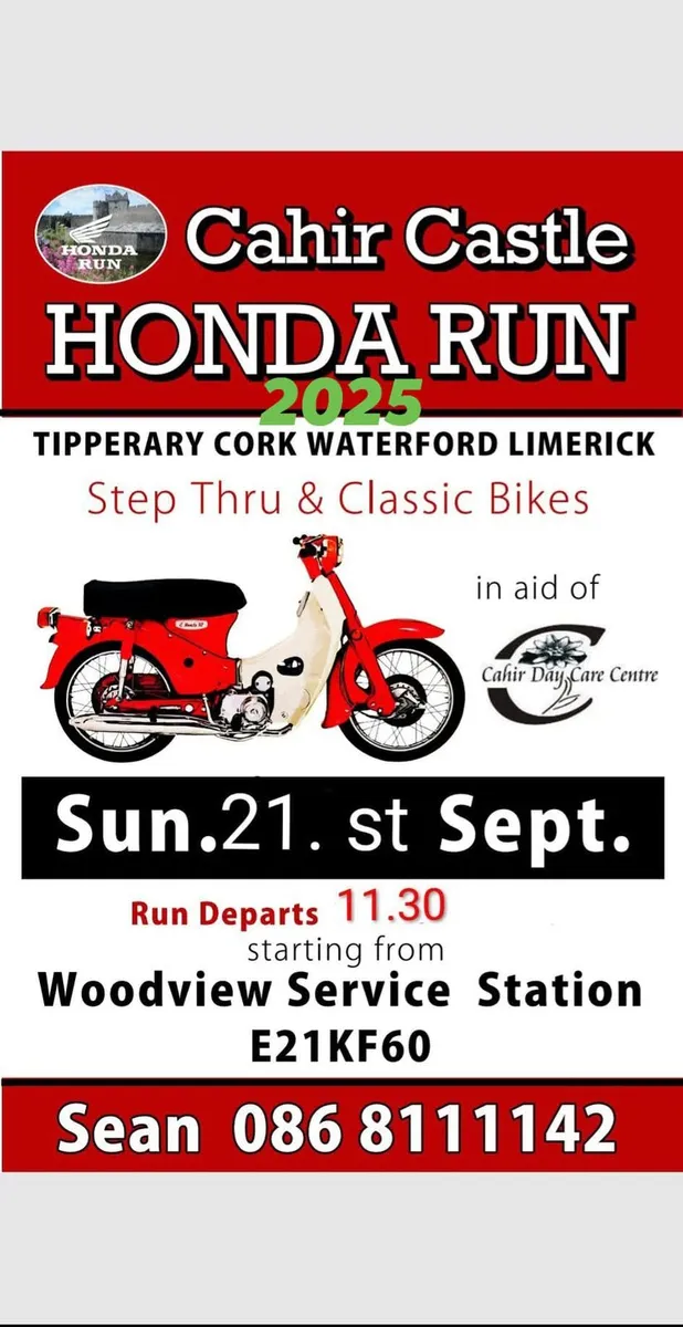 Cahir Honda run