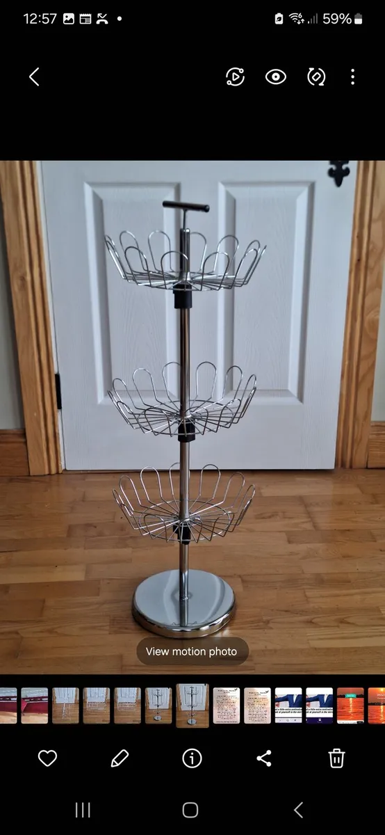 2 shoe stands - Image 1