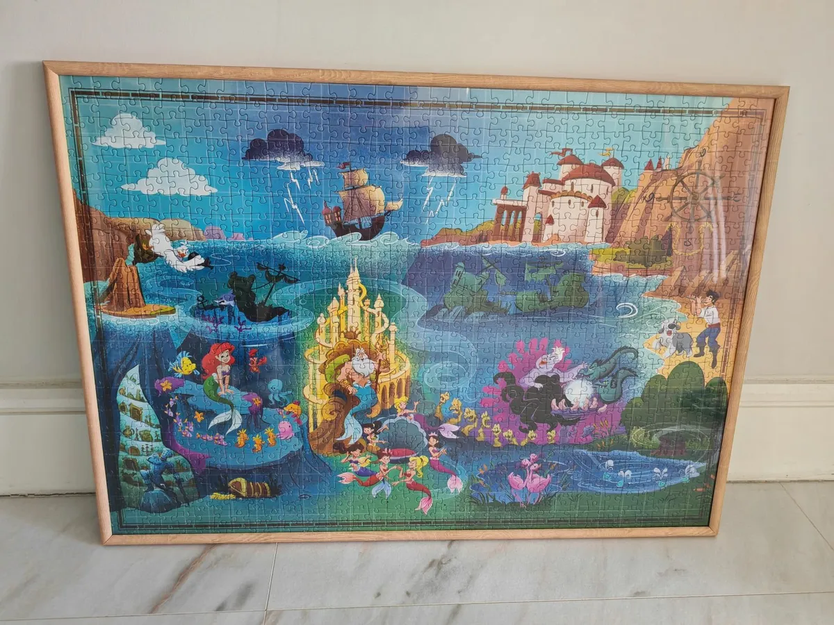 Little Mermaid Puzzle Painting
