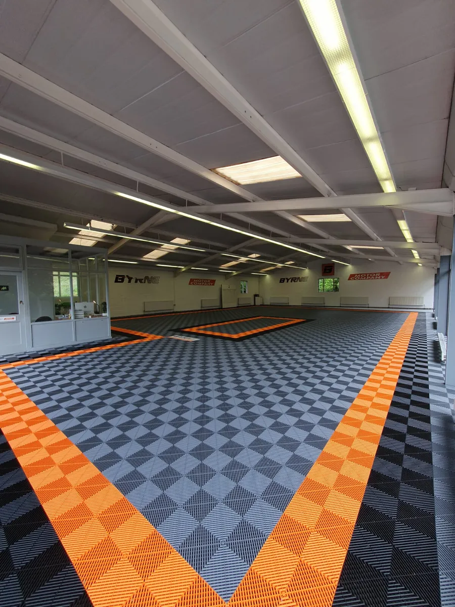 Tuff Tile Flooring Garage Showroom Gym Shop - Image 3