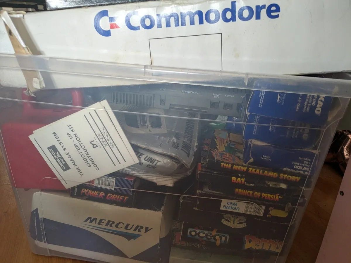 Commodore and games plus Amiga games