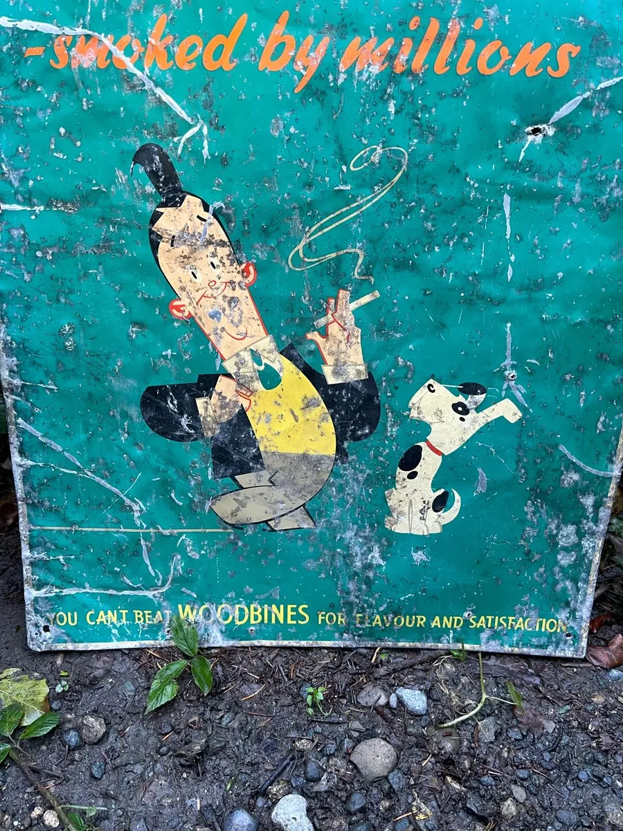 Woodbine tin sign - Image 4