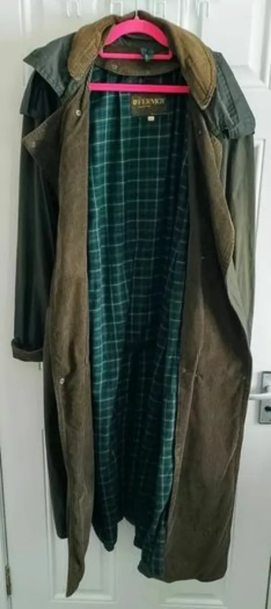 Waxed Cotton Trench Coat - Image 3
