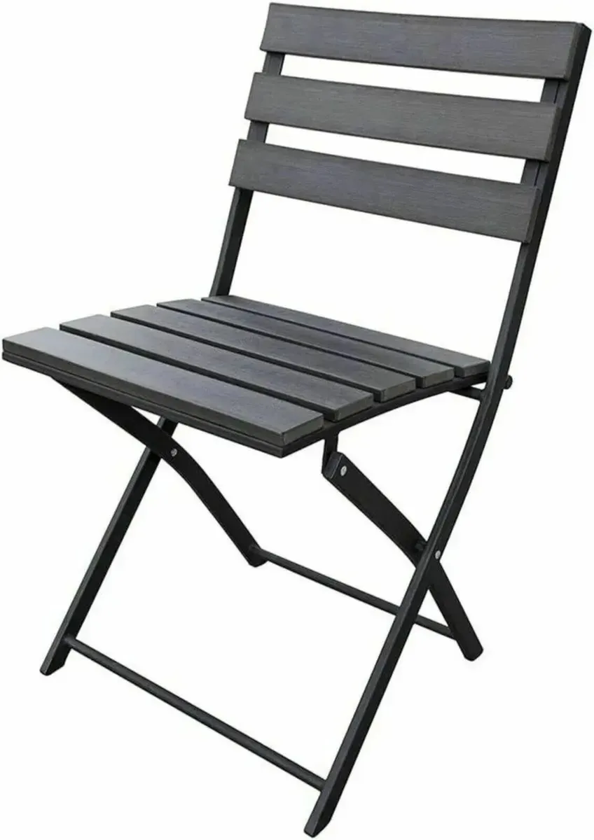 Table and Chair Set – Garden Bistro Folding Chairs - Image 3