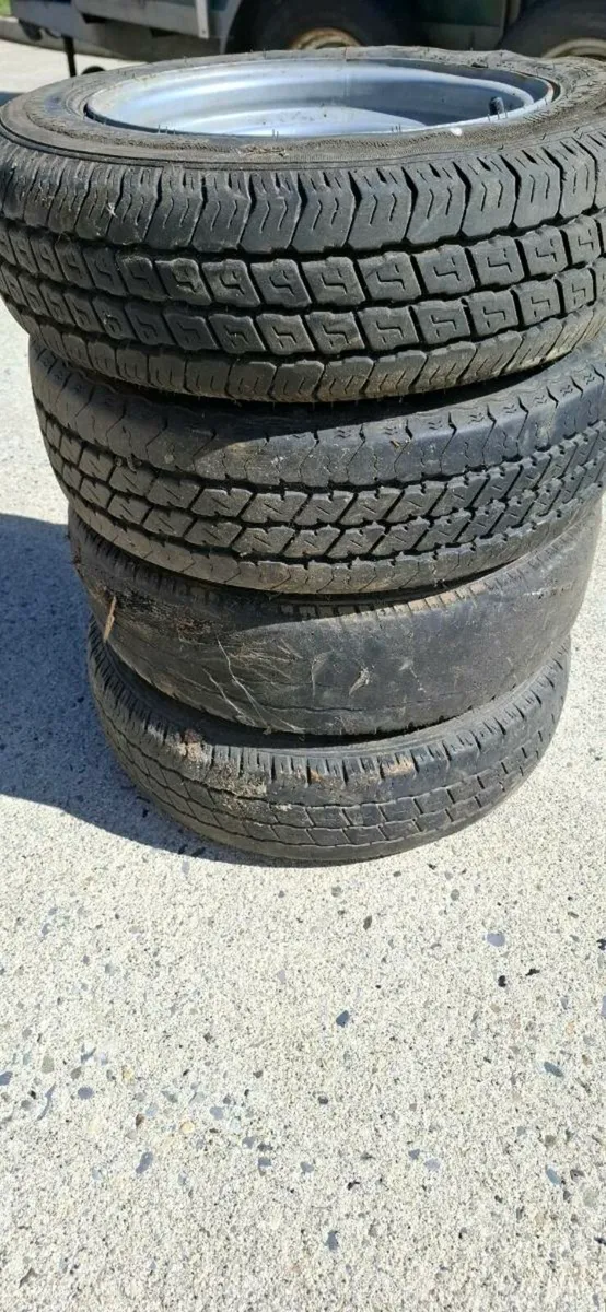 4 x Iforwilliams trailer wheels 155/70-R 12C- each - Image 3